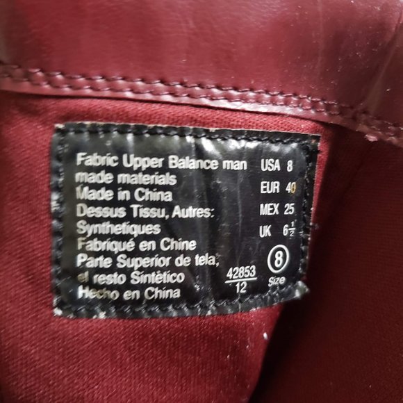 Vintage Predictions Y2K Wine Red Vegan Suede Pointed Toe Low Heel Boots 8 - Picture 8 of 8